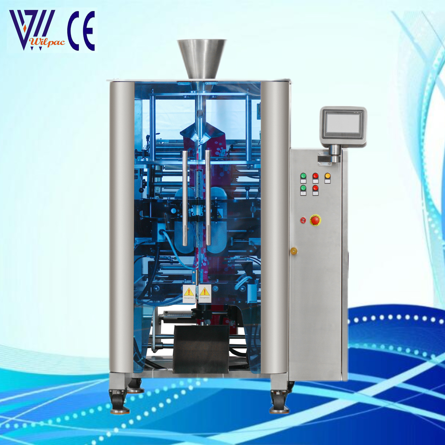 Potato Chip Pillow Bag Nitrogen Mul-Tifunctional Vertical Automatic Food Packing Machine